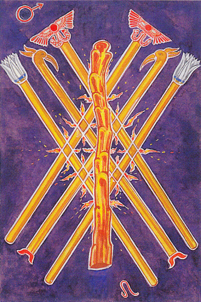 Thoth 7 of Wands