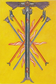 Thoth 5 of Wands