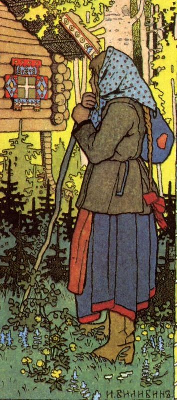 Girl in a Forest -Bilibin