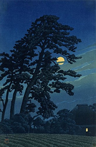 "Full Moon in Magome" by Kawase Hasui